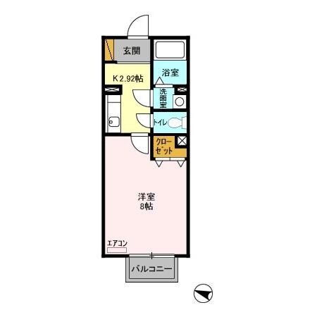 モナリエ港 の物件間取画像
