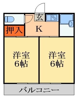 スカイメゾン佐倉の物件間取画像