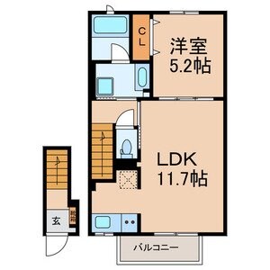 サンヒルズの物件間取画像