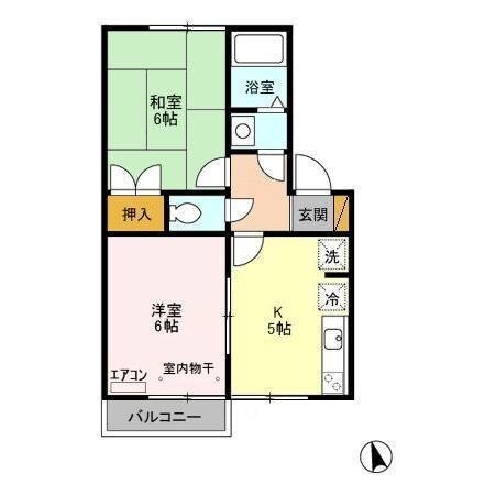 ピュアパレス弐番館の物件間取画像
