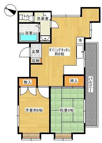 スターンハイツの物件間取画像