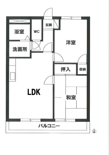 サンライズ末広 の物件間取画像