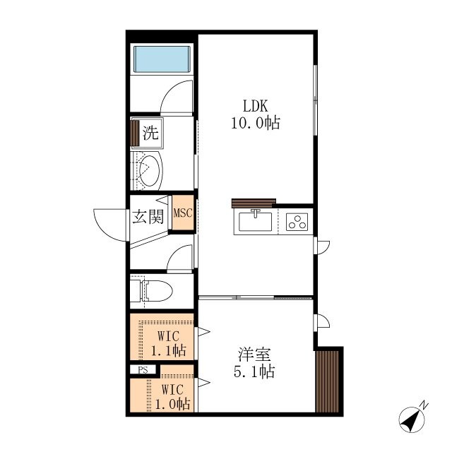 VINGT CINQの物件間取画像