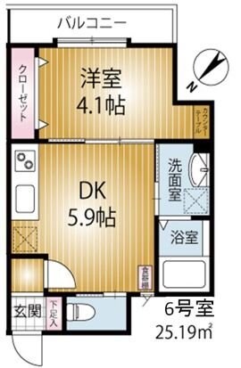 AQUE24の物件間取画像