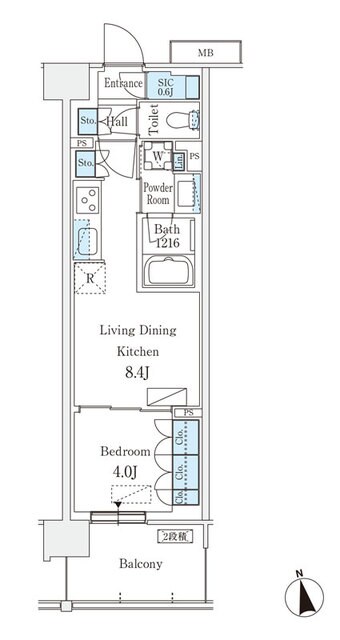 スカイグランデ津田沼の物件間取画像