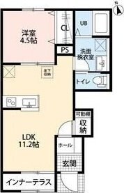 リーブルファイン若葉桜木の物件間取画像