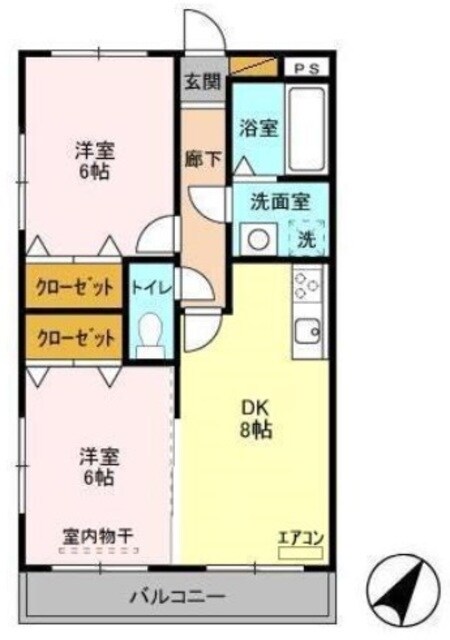 ASAJIビルの物件間取画像
