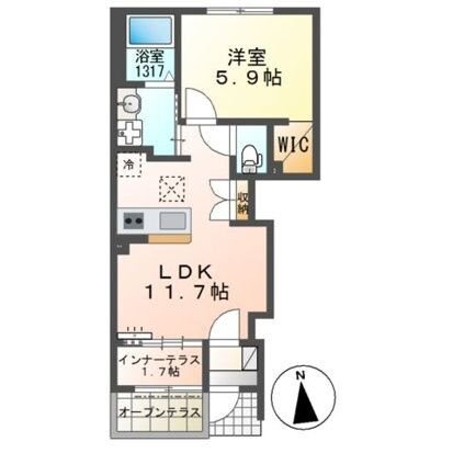 Raps(ラプス)の物件間取画像