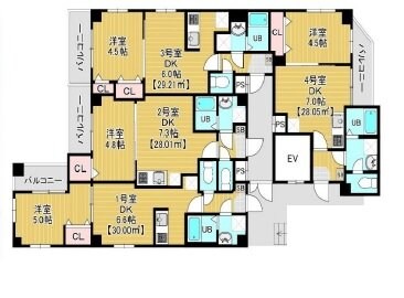 金太郎ヒルズ347の物件間取画像
