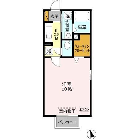 コモドカーサ Aの物件間取画像