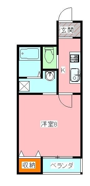 アンプレッセの物件間取画像