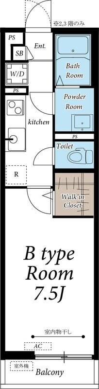 グレイス稲毛の物件間取画像