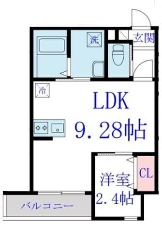 エスペリオ道場南の物件間取画像