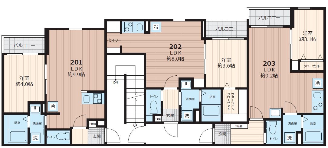 グランディール千葉新宿の物件間取画像