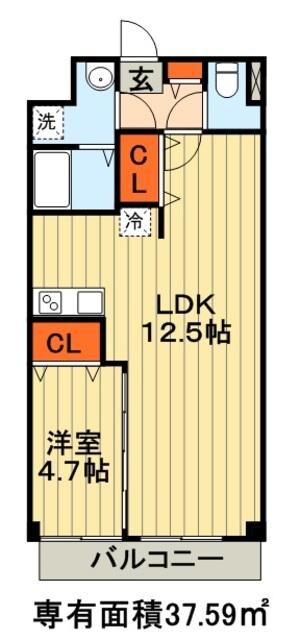 Emigrant(エミグラント)の物件間取画像