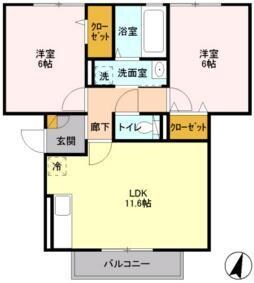 ベル八潮の物件間取画像