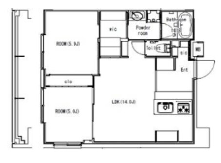ART RESIDENCE IN MISATO CHU_Oの物件間取画像