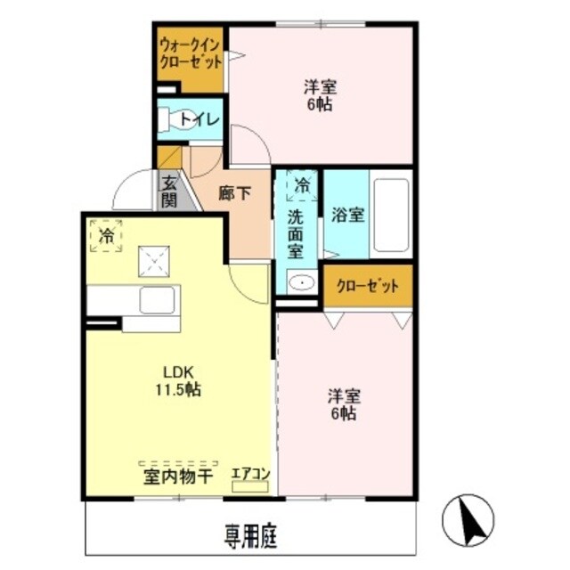 サンハイムの物件間取画像