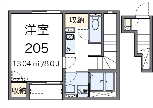 クレイノサングランツの物件間取画像
