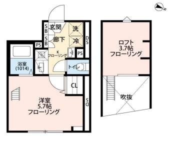 エクセラン高砂の物件間取画像