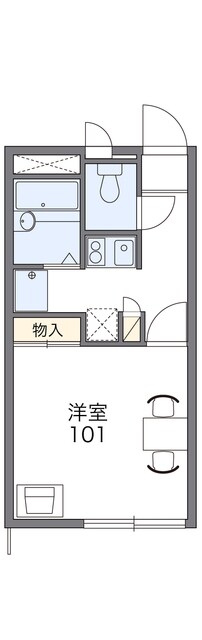 レオパレス静樹の物件間取画像