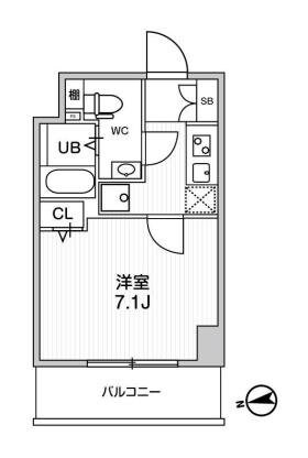 LIMERESIDENCE KITAMATSUDOの物件間取画像