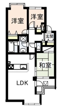 リズ市川平田の物件間取画像