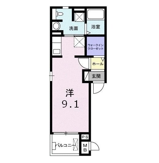 ベル パフィオの物件間取画像