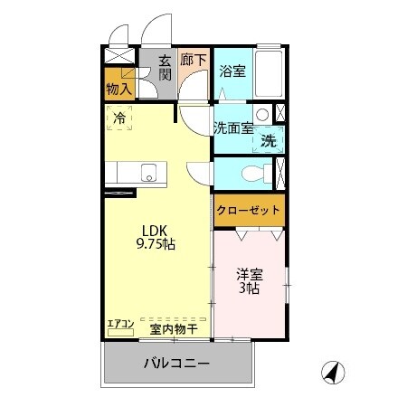 カンピエーレの物件間取画像