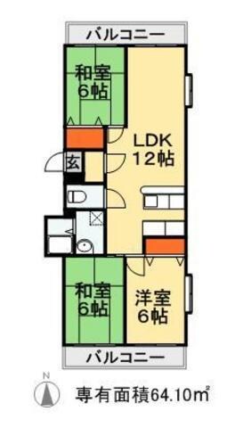 ラフィーヌ太陽の物件間取画像