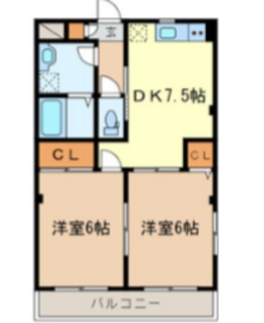 テラス英2の物件間取画像