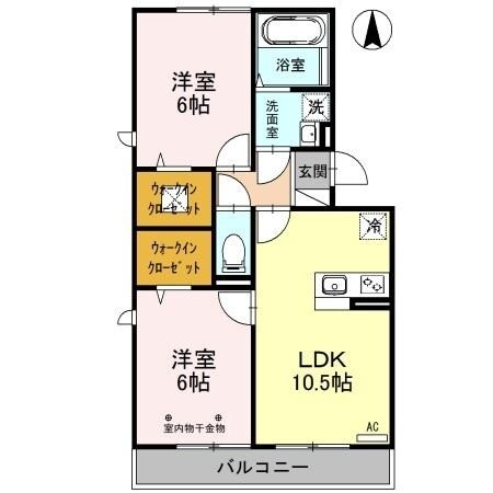 エミナンスIIIの物件間取画像