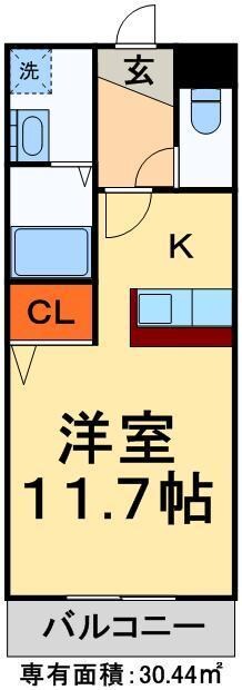 プリムローズの物件間取画像