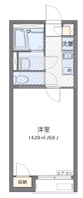 レオネクストネオエスト花園の物件間取画像