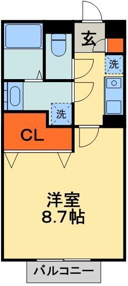 アムール ピジョン の物件間取画像