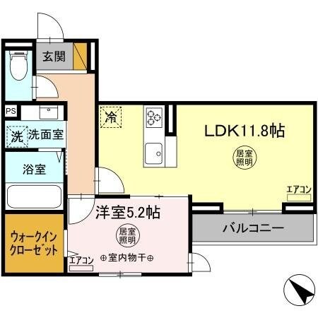 シャトレーの物件間取画像