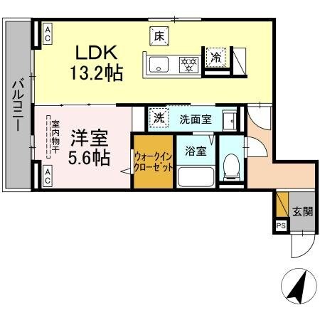 D-カヴェリ本千葉の物件間取画像