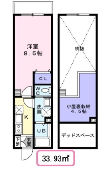 SパレスIVの物件間取画像