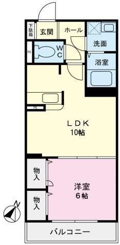 コルテカノンAの物件間取画像