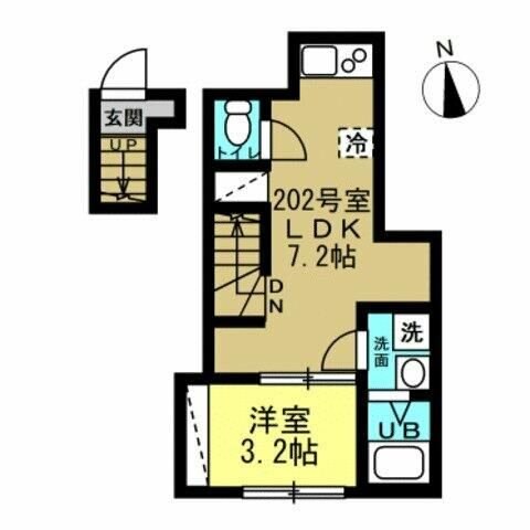 EMMA検見川の物件間取画像