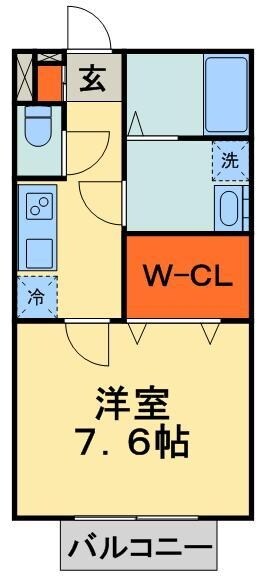 アムール千代田の物件間取画像