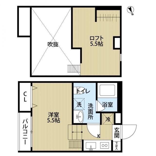 La festa (ラ・フェスタ)の物件間取画像