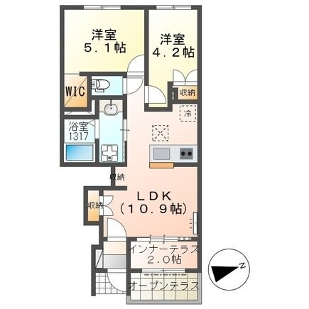 Colza(コルザ)の物件間取画像