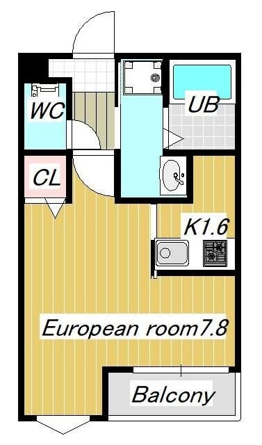 Ours Lavande(ウルス・ラヴァンド)の物件間取画像