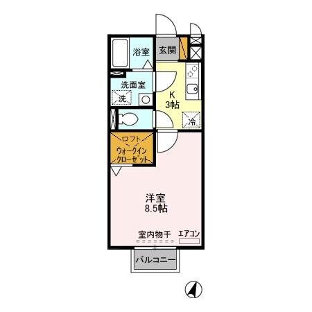 FELICE青葉の杜Aの物件間取画像