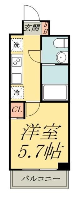 ライジングプレイス堀切の物件間取画像