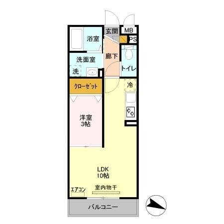 プロスパー八潮の物件間取画像