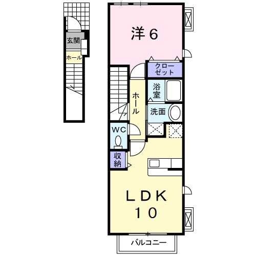 プレ・パルクの物件間取画像
