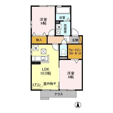 グランメールの物件間取画像