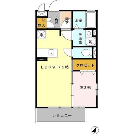 カンピエーレの物件間取画像